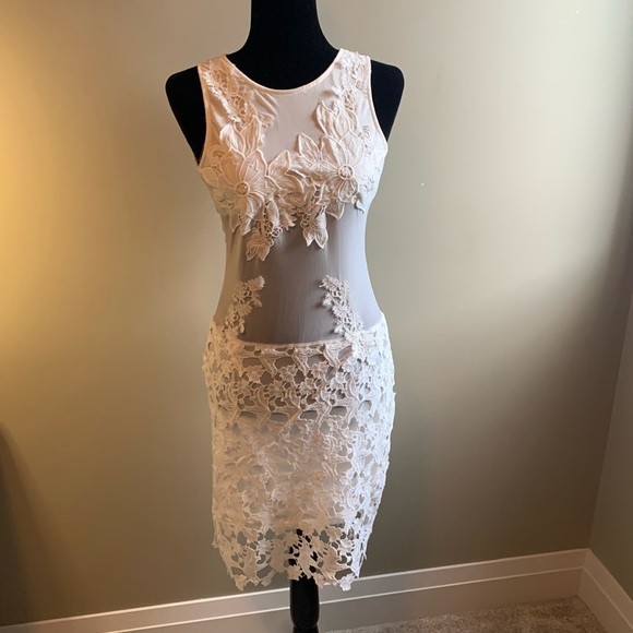 Milano sheer floral dress - Picture 2 of 8